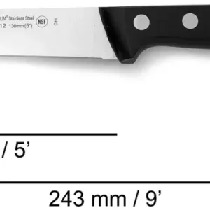 Detalle del mango de Polioximetileno (POM) del cuchillo Arcos Universal