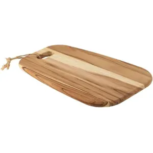 Tabla de teca rectangular Tramontina Provence con acabado natural