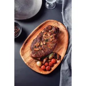 Bandeja de teca Tramontina Organic vista superior