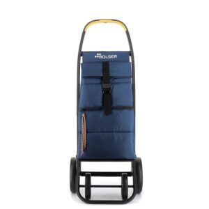 Detalle de las ruedas grandes y extraíbles del carro Rolser Clec Thermo Polar 8 Plus
