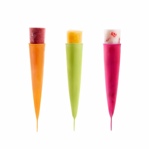 Set de 3 moldes de silicona para helados con palitos