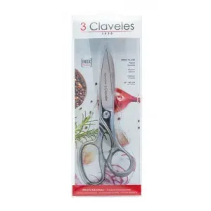 Mango ergonómico de acero inoxidable de la tijera 3 Claveles Prof-Class
